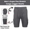 Men’s Flex Cargo Shorts with Elastic Waistband and Drawstring – Comfortable Fit with 6 Pockets and Stretch Fabric (S-2XL)